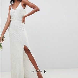 ASOS edition embellished long gown